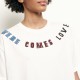 T-shirt à patch à message Sandro Soldes  Femme