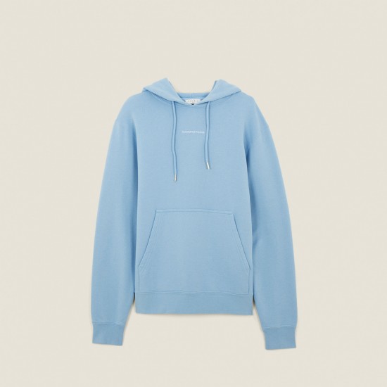 Sweat hoodie avec broderie logo Sandro Soldes Homme
